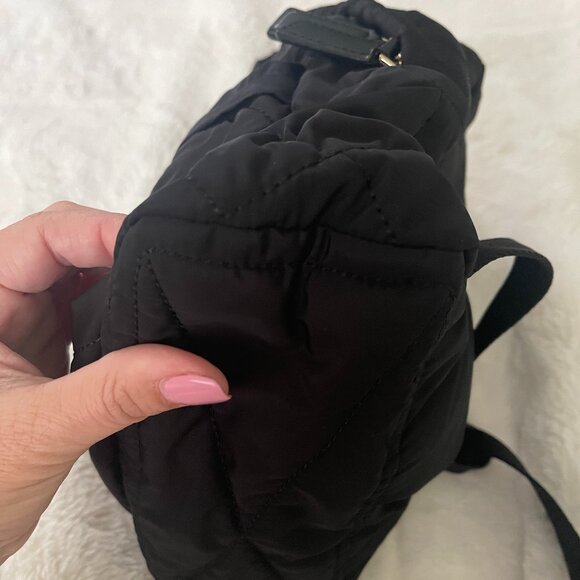 MARC JACOBS QUILTED SMALL BLACK NYLON BACKPACK main image 6
